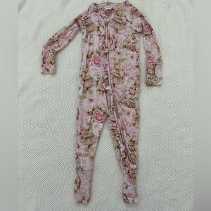 Bums and Roses Convertible Ruffle Pajamas